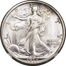 1919-D Walking Liberty 50 Cents (Half Dollar)