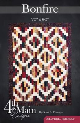 Bonfire Quilt Pattern by 4th & Main