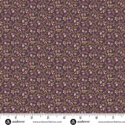 AUTUMN BOUQUET:  Twining in Purple by Renee Nanneman