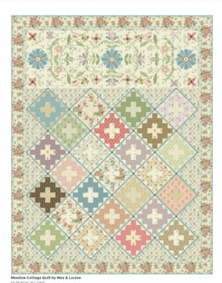 AYLA: MEADOW COTTAGE Quilt Kit (top) by Max and Louise