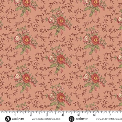 FARMERS DAUGHTER   Bramble Pink A-10090-E by Laundry Basket Quilts