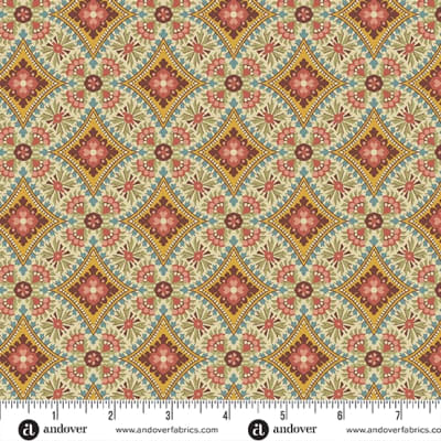 FARMERS DAUGHTER   Amber Fields Red A-10091-R by Laundry Basket Quilts