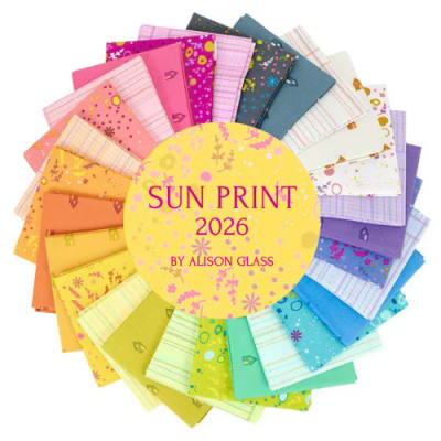 SUN PRINT 2 026 FAT QUARTER BUNDLE (27) by ALISON GLASS