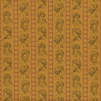 JAMESTOWN: STRIPED SILHOUETTES in Ochre   by Jo Morton