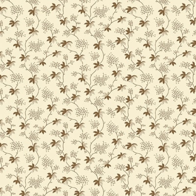 St. Leonard Julie Tropical Leaves in brown by Max and Louise