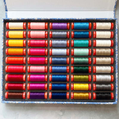 Aurifil x Liberty 50wt Cotton 45 Small Spools # LL50EB45- Aurifil Threads
