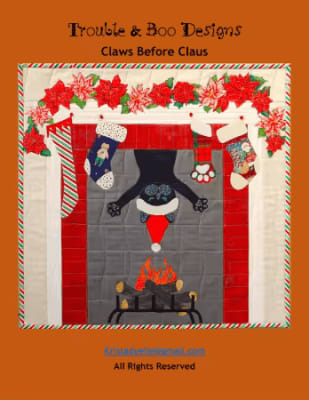 Claws before Claus Cat Quilt Pattern by Trouble & Boo