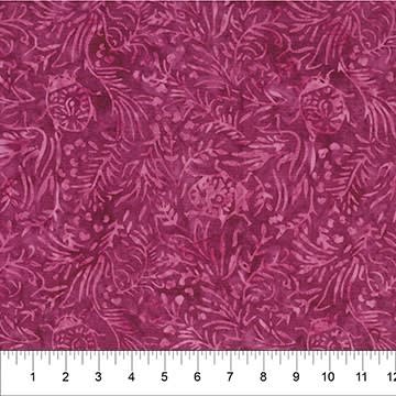 LADYBUG MEADOW BATIK  FUSCHIA 83651-23  BANYAN  BATIKS