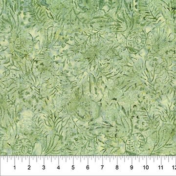LADYBUG MEADOW BATIK  SAGE 83651-74 BANYAN  BATIKS