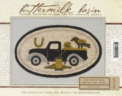 Mini Vintage Truck Thru The Year Quilt Pattern - March