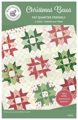 Christmas Bows Quilt Pattern from Black Mountain Needleworks