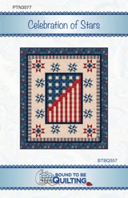 Celebration of Stars Quilt Pattern by Bound to be Quilting
