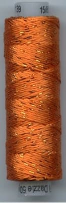 Dazzle 50 Yard Mini Spool of Sue Spargo's Dazzle Thread Golden Poppy