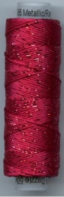 Dazzle 50 Yard Mini Spool of Sue Spargo's Dazzle Thread Bright Rose