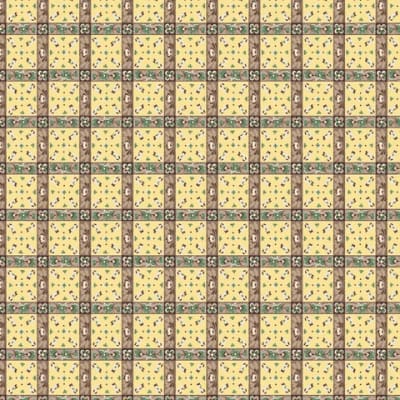 INGLENOOK The Guild Hall Plaid Yellow DV7352  by Margaret Mew