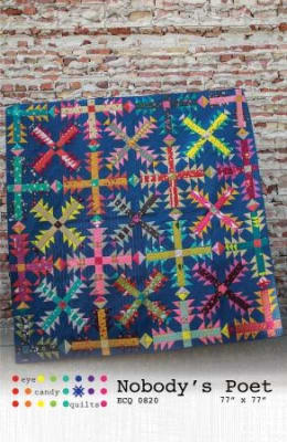 Nobody's Poet Quilt Pattern from Eye Candy Quilts
