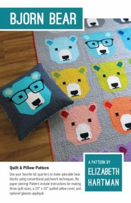 Bjorn Bear Quilt Pattern  by Elizabeth Hartman