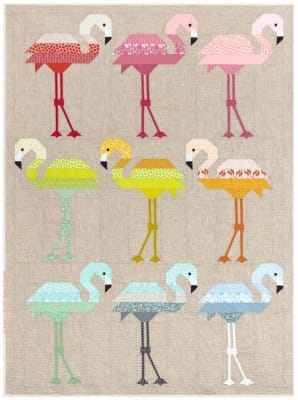 Florence Flamingo Quilt Pattern by Elizabeth Hartman