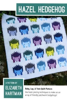 Hazel Hedgehog Quilt Pattern by Elizabeth Hartman
