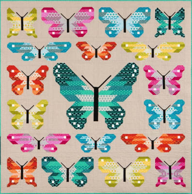 Lepidoptera Quilt Pattern by Elizabeth Hartman