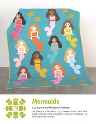 Mermaids Quilt Pattern n by Elizabeth Hartman