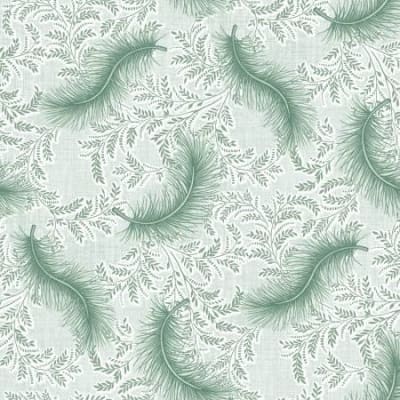MARIAKERKE Aqua Feathers and Vines  by Michelle Yeo