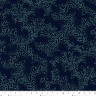 PHILOMENA:  Background Vines   Prussian Blue  by Michelle Yeo