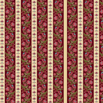 Yeoville: Border Stripe Red by Michelle Yeo