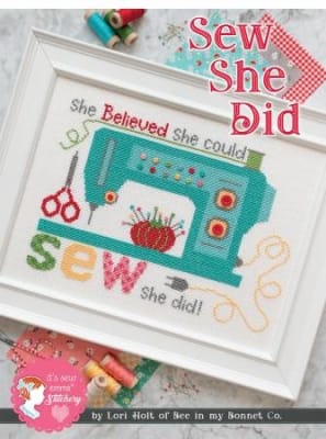 Sew She Did Cross Stitch Pattern from Lori Holt