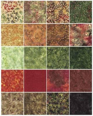 FOREST FLORA Batik Layer Cake from ISLAND BATIK