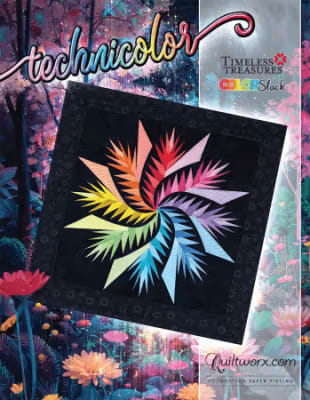 Technicolor Quilt Pattern by Judy Niemeyer
