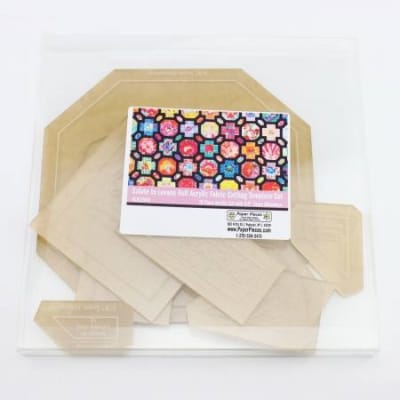 Salute to Leven's Hall Quilt 10 Piece Acrylic Template Set