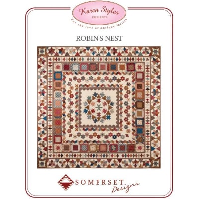 Robins Nest Quilt Pattern & Acrylics by Karen Styles