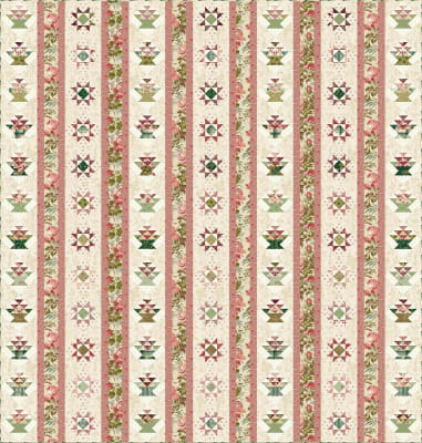 Joy  Christmas Creek Quilt Pattern by Edyta Sitar Laundry Basket Quilts