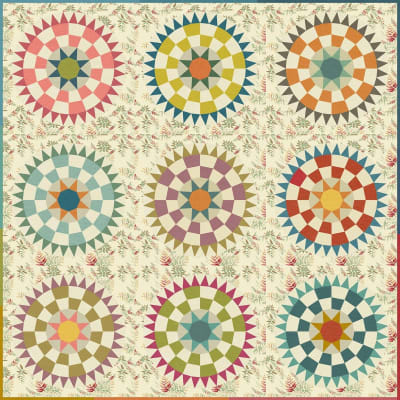 Desert Rose Quilt Pattern by Edyta Sitar, Laundry Basket Quilts