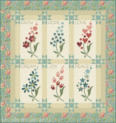 Harmony Quilt Pattern by Edyta Sitar, Laundry Basket Quilts