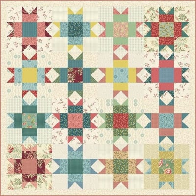 Mending Star Quilt Pattern by Edyta Sitar, Laundry Basket Quilts