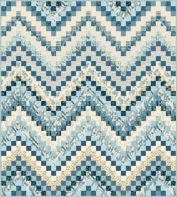 Ocean Tide Quilt Pattern by Laundry Basket Quilts