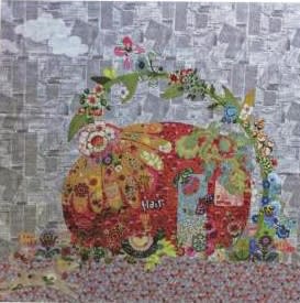 Flaura Vintage Trailer Collage Quilt Pattern