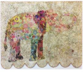 Lulu Elephant Collage Quilt Pattern