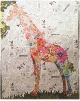 Potpourri Giraffe Collage Quilt Pattern