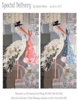 Special Delivery Collage Pattern by Laura Heine