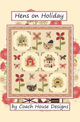 THE HENHOUSE: HENS ON HOLIDAY QUILT KIT by Coach House