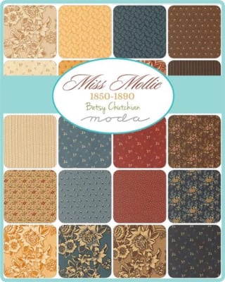 MISS MOLLIE: One Yard Bundle by Betsy Chutchian for Moda