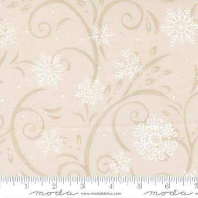 WHEN SNOW FALLS Swirling Snowflakes 5617211 by Deb Strain