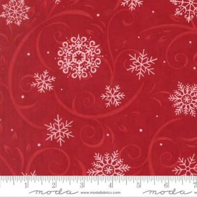 WHEN SNOW FALLS Swirling Snowflakes 56172 14 by Deb Strain