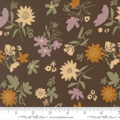 WINDFALL Playful Petals Coffee 45655 19  by Fancy That Design House