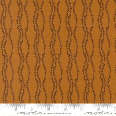 WINDFALL Vine Stripe Caramel 45656 18  by Fancy That Design House