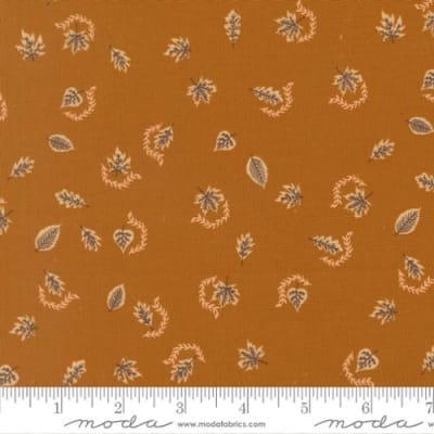 WINDFALL Autumn Breeze Leaves Caramel 45657 18   by Fancy That Design House