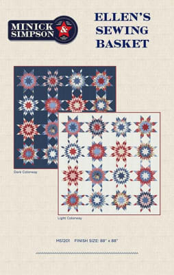 Ellen's Sewing Basket Quilt Pattern  from Minick & Simpson